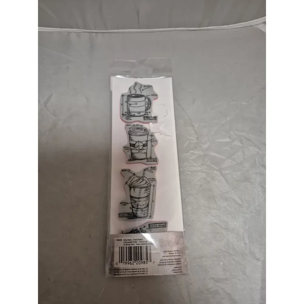 💥 Tim Holtz Stampers Anonymous Mini Blueprints Fresh Brewed 3